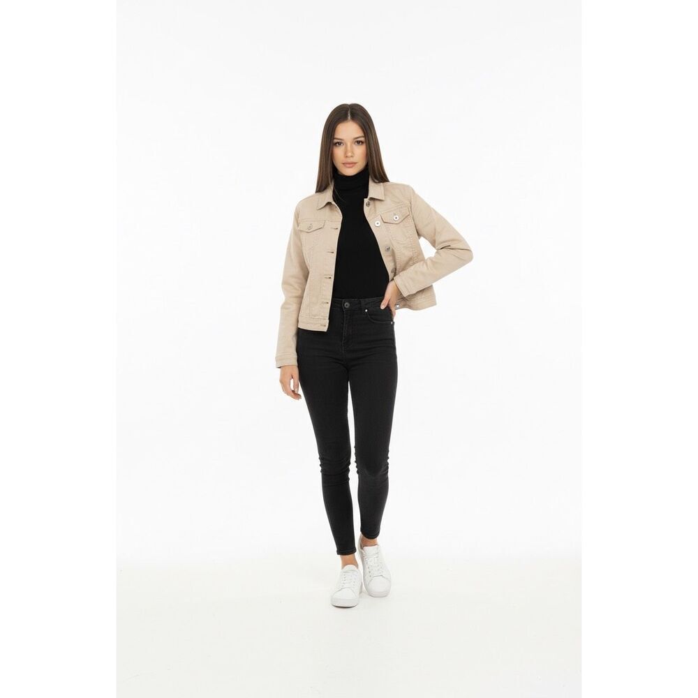 Dressbarn Denim Tan Jacket Sz. XL